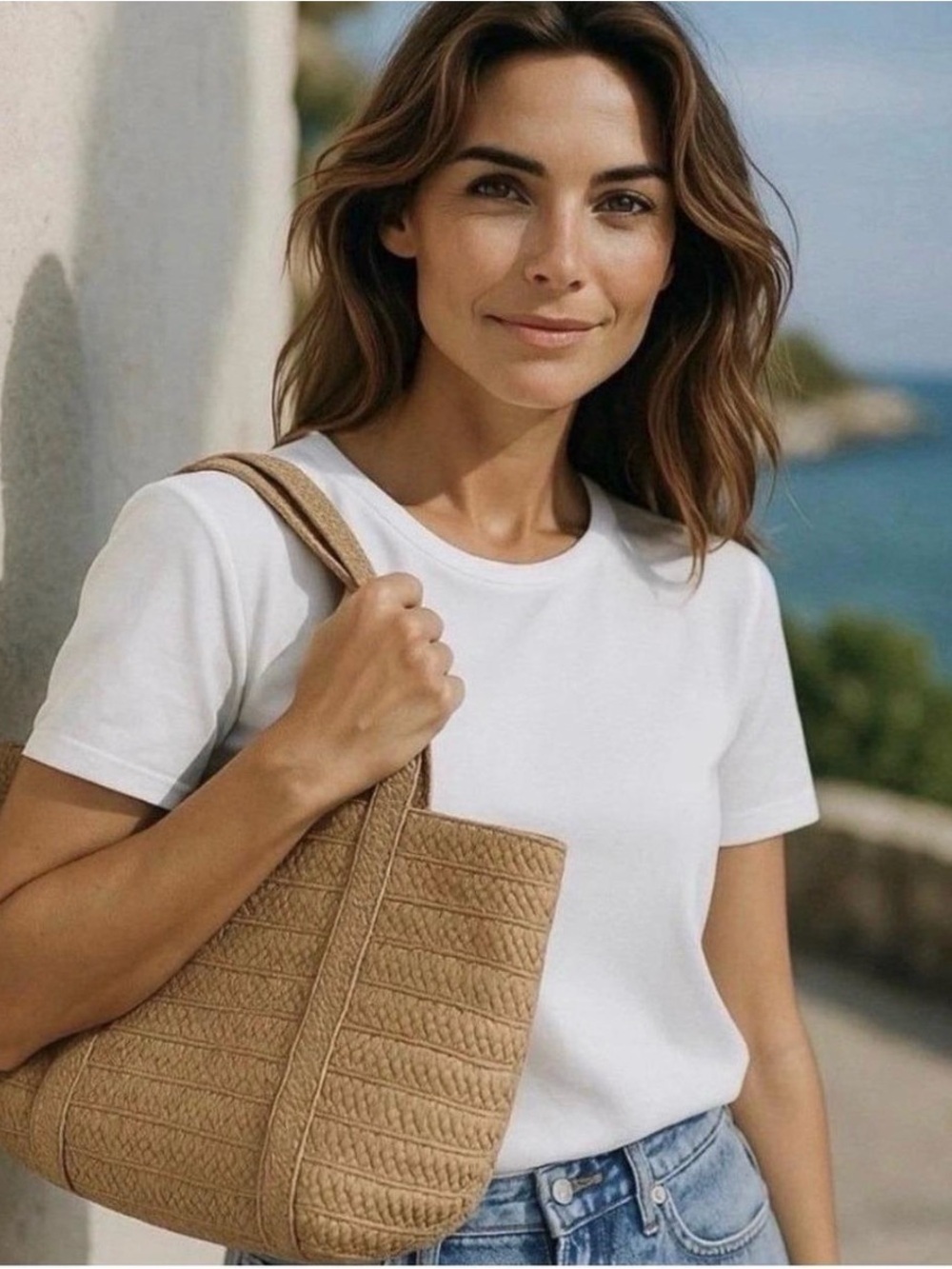 Draper James Everyday Straw Tote